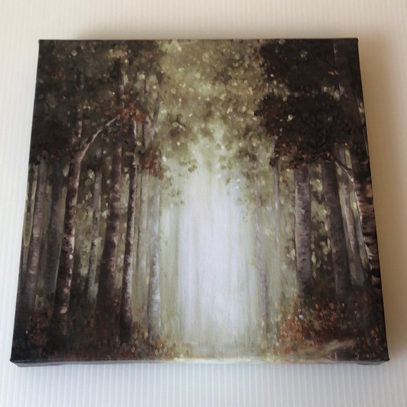 Canvas Wall Art Forest Pathway Romantic Moody Goth - Picture 1 of 6